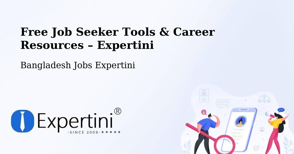 Free Job Seeker Tools & Career Resources – Joymontop - Joymontop, Bangladesh Jobs Expertini